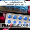 Comprimés De Citrate De Sildénafil Ip 100 Mg 40
